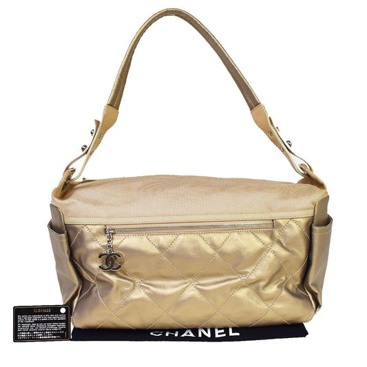 Sac Chanel doré Paris/ Biarritz