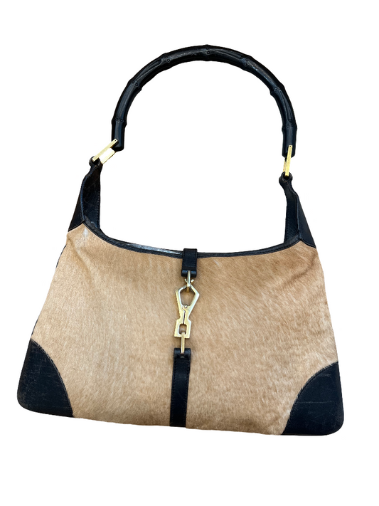 Sac Jackie Gucci poulain anse bamboo